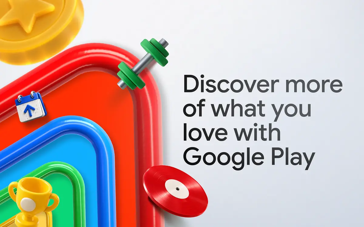Google Play Discover promotional artwork