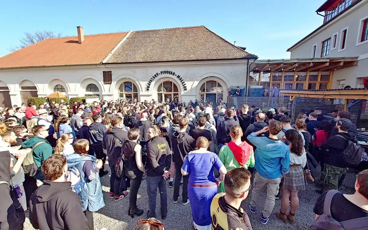 Fans gathered for the opening of a Kingdom Come: Deliverance fan meetup in Czechia (illustrative photo)
